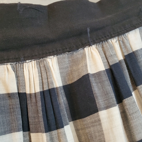 Vintage handmade checked circle skirt, Small - Picture 4 of 6
